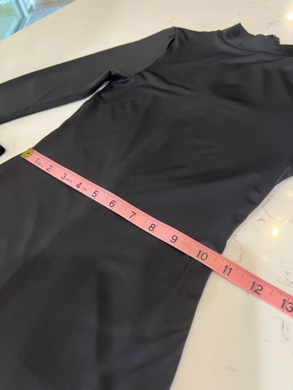 Oh Polly Musa Black Long Sleeve Unitard Jumpsuit Bodycon US 2 - Picture 10 of 12